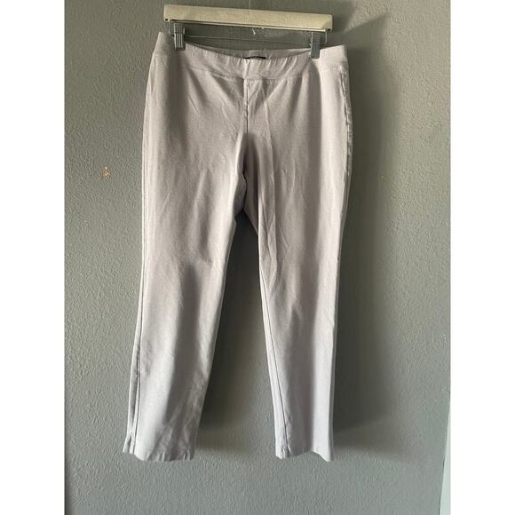 Eileen Fisher Stretch Crepe Slim Ankle Pants - Picture 3 of 6